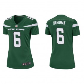 Women's New York Jets Mecole Hardman Green Game Jersey