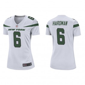 Women's New York Jets Mecole Hardman White Game Jersey