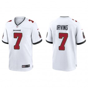 Men's Bucky Irving Tampa Bay Buccaneers White Game Jersey