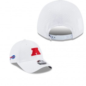 Men's Buffalo Bills White Pro Bowl 9FORTY Snapback Hat