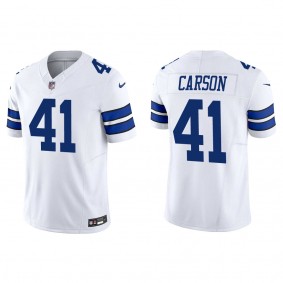Men's Caelen Carson Dallas Cowboys White Vapor F.U.S.E. Limited Jersey