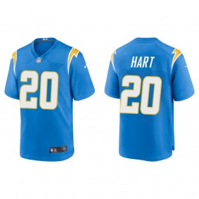 Men's Cam Hart Los Angeles Chargers Powder Blue Game Jersey