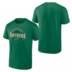 Men's Carolina Panthers Fanatics Branded Kelly Green Lucky Team T-Shirt