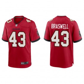 Men's Chris Braswell Tampa Bay Buccaneers Red Game Jersey
