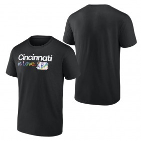 Men's Cincinnati Bengals Fanatics Branded Black City Pride Team T-Shirt