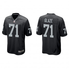 Men's Delmar Glaze Las Vegas Raiders Black Game Jersey