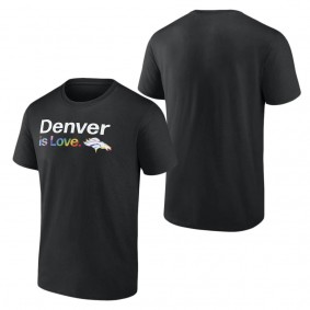 Men's Denver Broncos Fanatics Branded Black City Pride Team T-Shirt