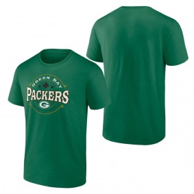 Men's Green Bay Packers Fanatics Branded Kelly Green Lucky Team T-Shirt