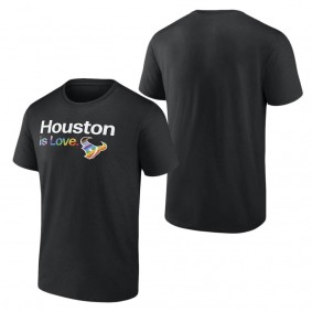 Men's Houston Texans Fanatics Branded Black City Pride Team T-Shirt