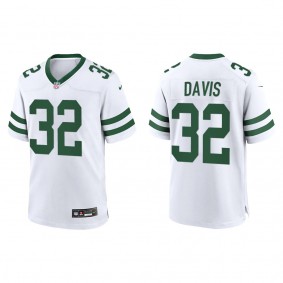 Men's Isaiah Davis New York Jets White Legacy Game Jersey