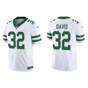 Men's Isaiah Davis New York Jets White Legacy Limited Jersey