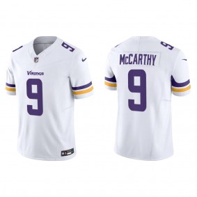 Men's J.J. McCarthy Minnesota Vikings White Vapor F.U.S.E. Limited Jersey