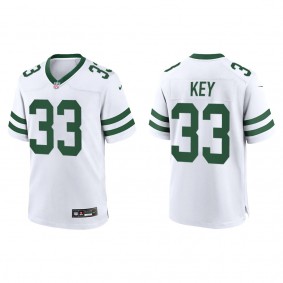 Men's Jaylen Key New York Jets White Legacy Game Jersey