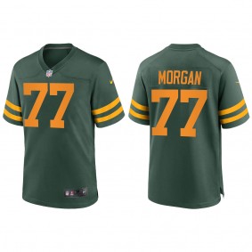 Men's Jordan Morgan Green Bay Packers Green Alternate Game Jersey