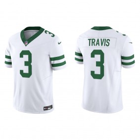Men's Jordan Travis New York Jets White Legacy Limited Jersey