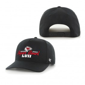 Men's Kansas City Chiefs '47 Black Super Bowl LVII Super Hitch Snapback Hat