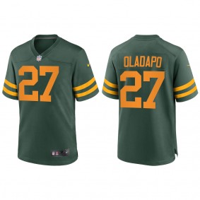 Men's Kitan Oladapo Green Bay Packers Green Alternate Game Jersey
