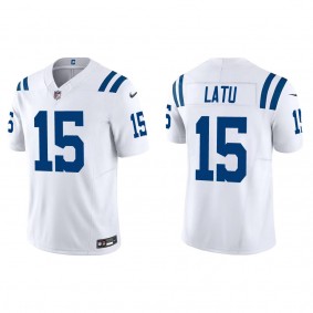 Men's Laiatu Latu Indianapolis Colts White Vapor F.U.S.E. Limited Jersey