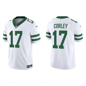 Men's Malachi Corley New York Jets White Legacy Limited Jersey