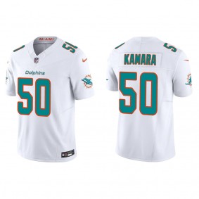 Men's Mohamed Kamara Miami Dolphins White Vapor F.U.S.E. Limited Jersey