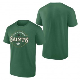 Men's New Orleans Saints Fanatics Branded Kelly Green Lucky Team T-Shirt