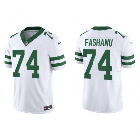 Men's Olu Fashanu New York Jets White Legacy Limited Jersey