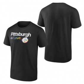Men's Pittsburgh Steelers Fanatics Branded Black City Pride Team T-Shirt