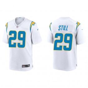 Men's Tarheeb Still Los Angeles Chargers White Game Jersey