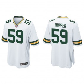 Men's Ty'Ron Hopper Green Bay Packers White Game Jersey