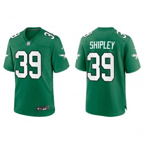 Men's Will Shipley Philadelphia Eagles Kelly Green Alternate Game Jersey