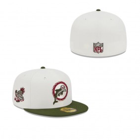 Miami Dolphins Olive Branch 59FIFTY Fitted Hat