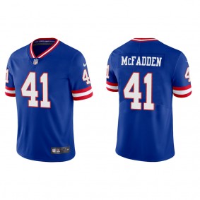 Men's New York Giants Micah McFadden Royal Classic Vapor Limited Jersey