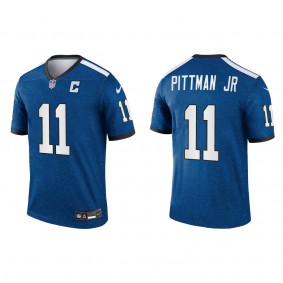 Michael Pittman Jr. Indianapolis Colts Royal Indiana Nights Alternate Legend Jersey