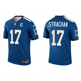 Mike Strachan Indianapolis Colts Royal Indiana Nights Alternate Legend Jersey