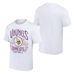 Men's Minnesota Vikings NFL x Darius Rucker Collection by Fanatics White Vintage Football T-Shirt
