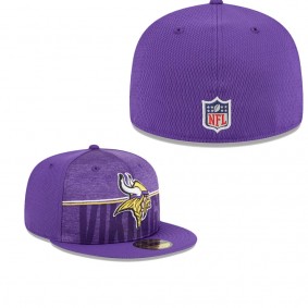 Men's Minnesota Vikings Purple 2023 NFL Training Camp 59FIFTY Fitted Hat