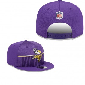 Men's Minnesota Vikings Purple 2023 NFL Training Camp 9FIFTY Snapback Hat