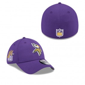 Men's Minnesota Vikings Purple 2024 NFL Draft 39THIRTY Flex Hat