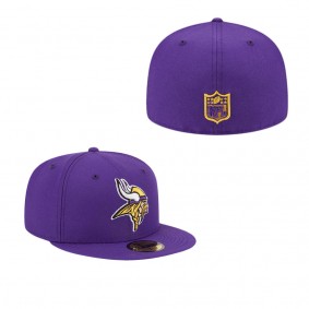 Men's Minnesota Vikings Purple Main 59FIFTY Fitted Hat