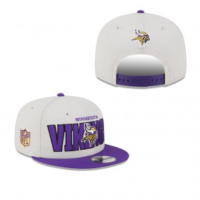 Men's Minnesota Vikings Stone Purple 2023 NFL Draft 9FIFTY Snapback Adjustable Hat