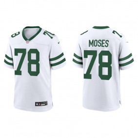 Men's New York Jets Morgan Moses White Legacy Game Jersey