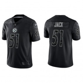 Myles Jack Pittsburgh Steelers Black Reflective Limited Jersey