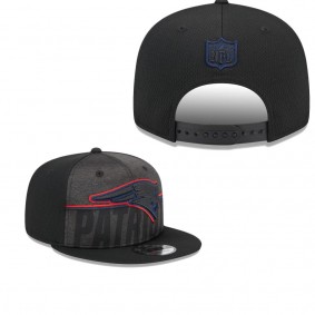 Men's New England Patriots Black 2023 NFL Training Camp Team Colorway 9FIFTY Snapback Hat
