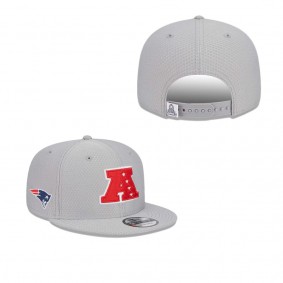 Men's New England Patriots Gray 2024 Pro Bowl 9FIFTY Adjustable Snapback Hat