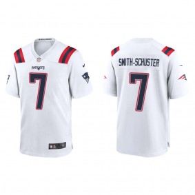 Men's JuJu Smith-Schuster New England Patriots White Game Jersey