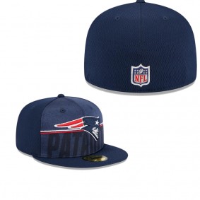 Men's New England Patriots Navy 2023 NFL Training Camp 59FIFTY Fitted Hat
