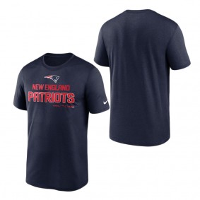 Men's New England Patriots Nike Navy Legend Community Performance T-Shirt