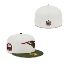 New England Patriots Olive Branch 59FIFTY Fitted Hat