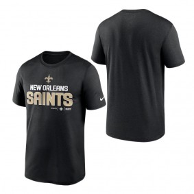Men's New Orleans Saints Nike Black Legend Community Performance T-Shirt