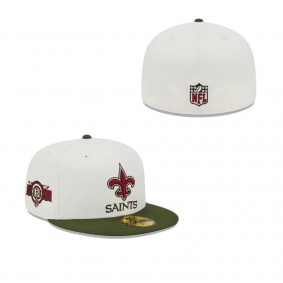 New Orleans Saints Olive Branch 59FIFTY Fitted Hat